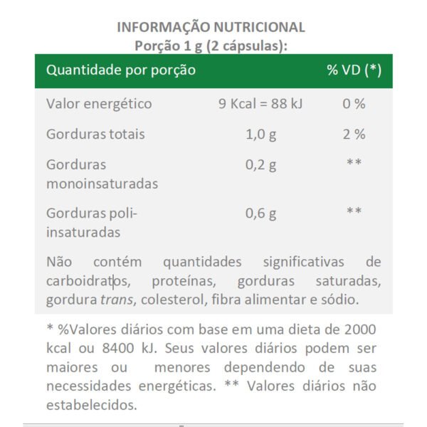 Óleo de Alho Desodorizado Sem Odor 60 Cápsulas Softgel Tiaraju - Image 3